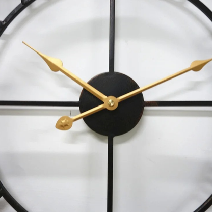 Modern Industrial Skeleton Wall Clock