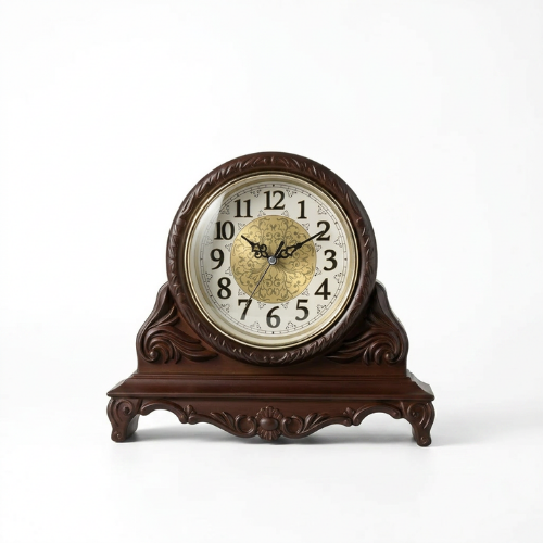 Vintage Wooden Mantel Clock