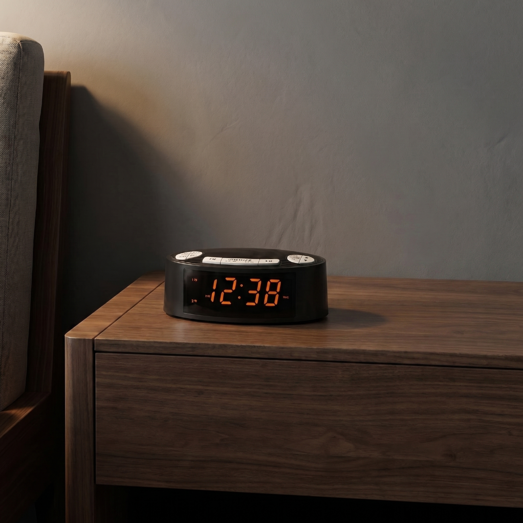 AM/FM Dual Radio Alarm Clock