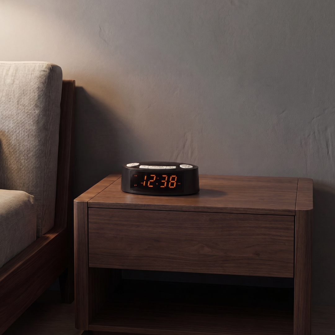 AM/FM Dual Radio Alarm Clock
