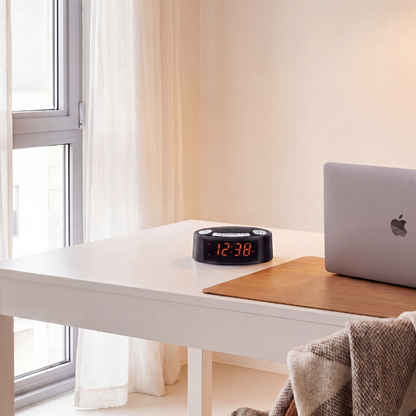 AM/FM Dual Radio Alarm Clock