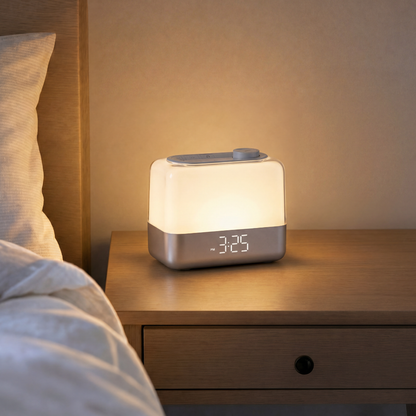 Modern Minimalist Sunrise Wake-Up Light Alarm Clock