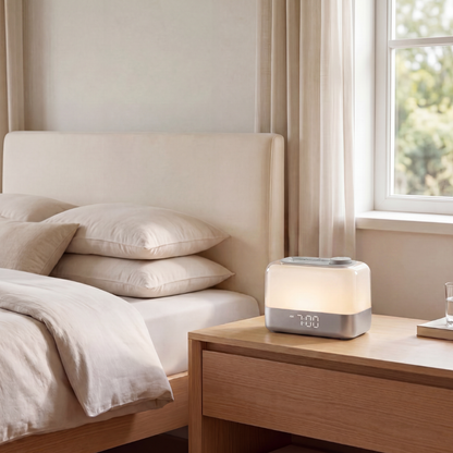Modern Minimalist Sunrise Wake-Up Light Alarm Clock