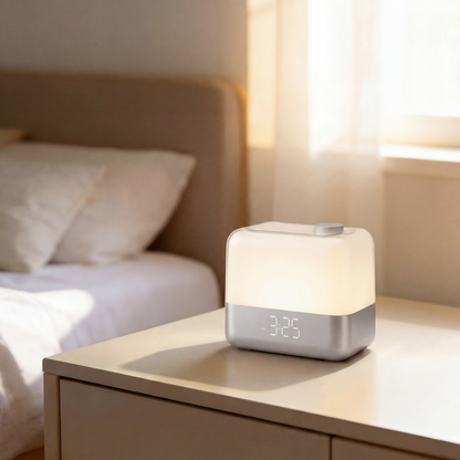Modern Minimalist Sunrise Wake-Up Light Alarm Clock