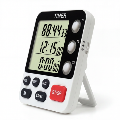 Triple Channel Digital Kitchen Timer