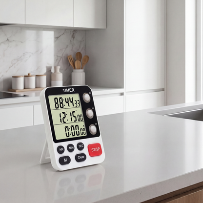 Triple Channel Digital Kitchen Timer