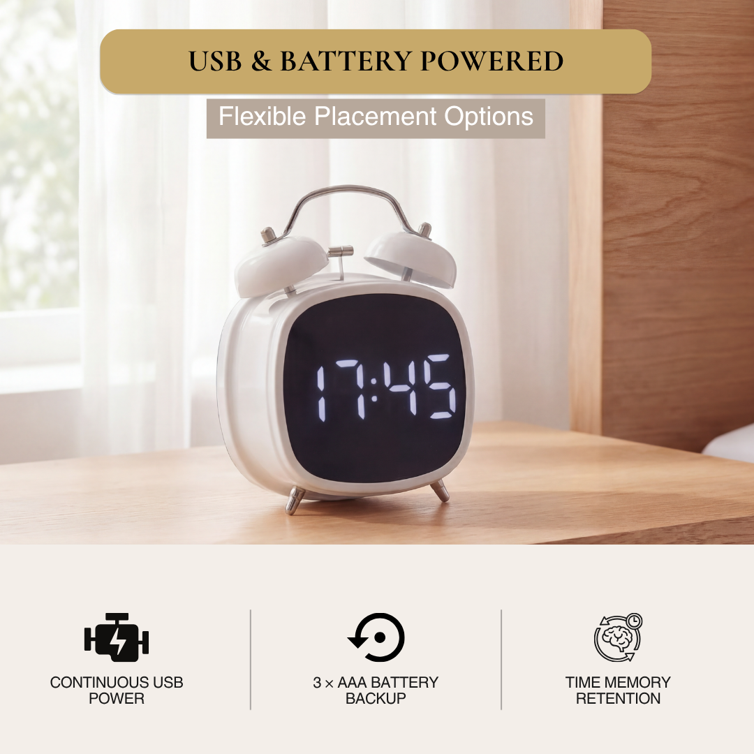 Retro Digital Alarm Clock