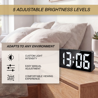 Modern Digital LED Desk Alarm Clock