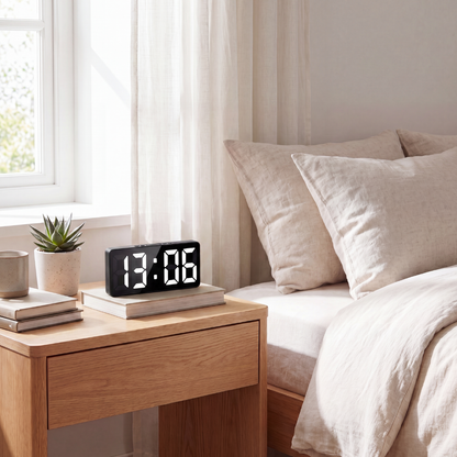 Modern Digital LED Desk Alarm Clock