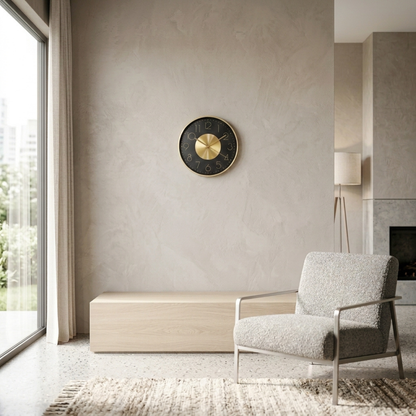 Modern Metal Wall Clock