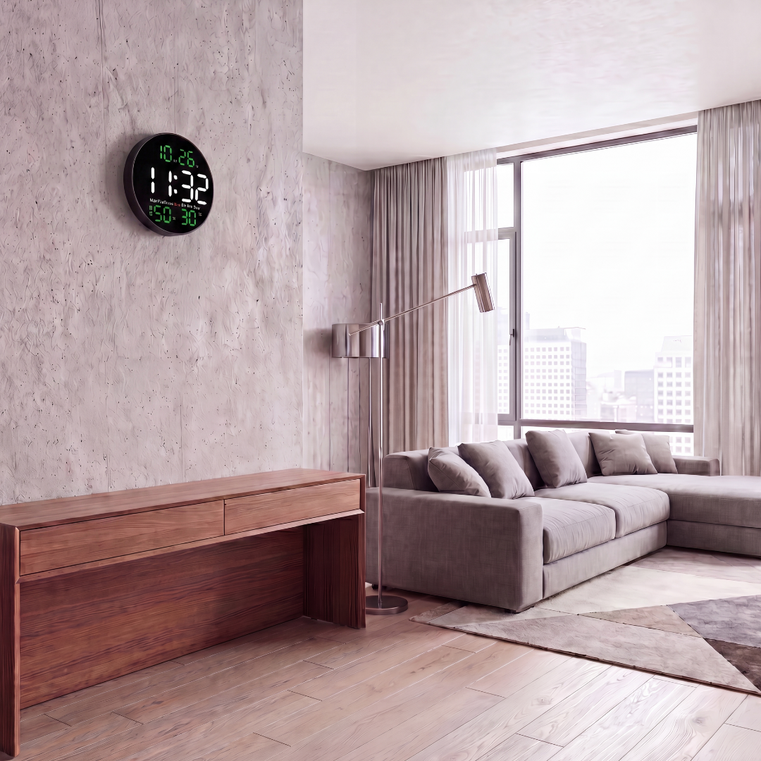 Modern Digital LED Wall Clock