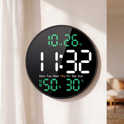 Modern Digital LED Wall Clock