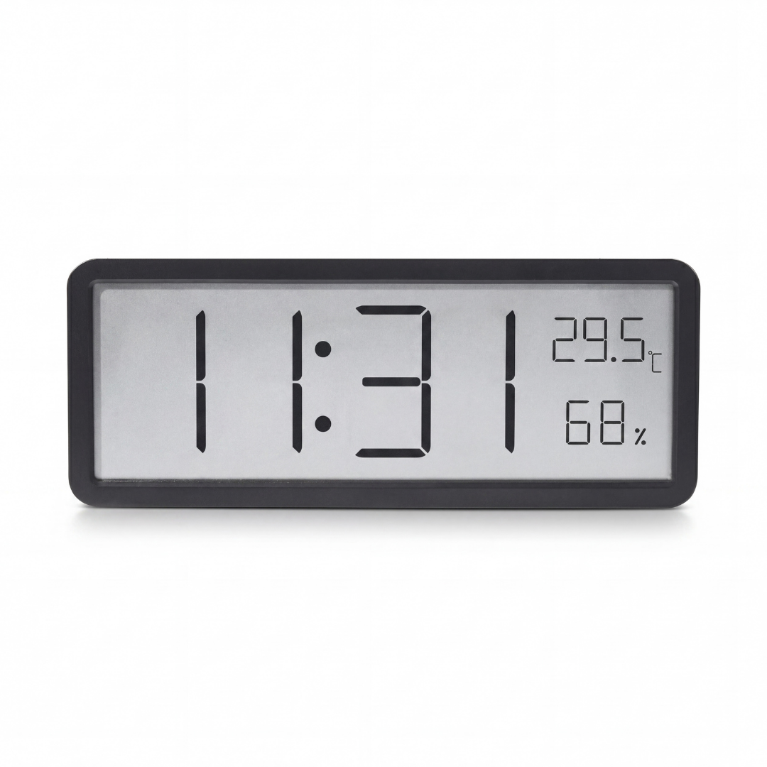 Modern Minimalist LCD Digital Wall Clock