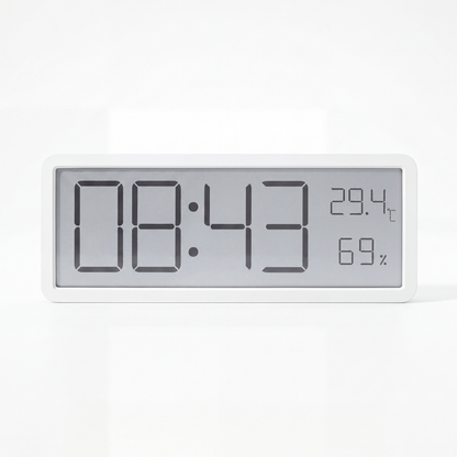 Modern Minimalist LCD Digital Wall Clock