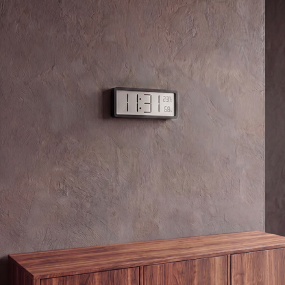 Modern Minimalist LCD Digital Wall Clock