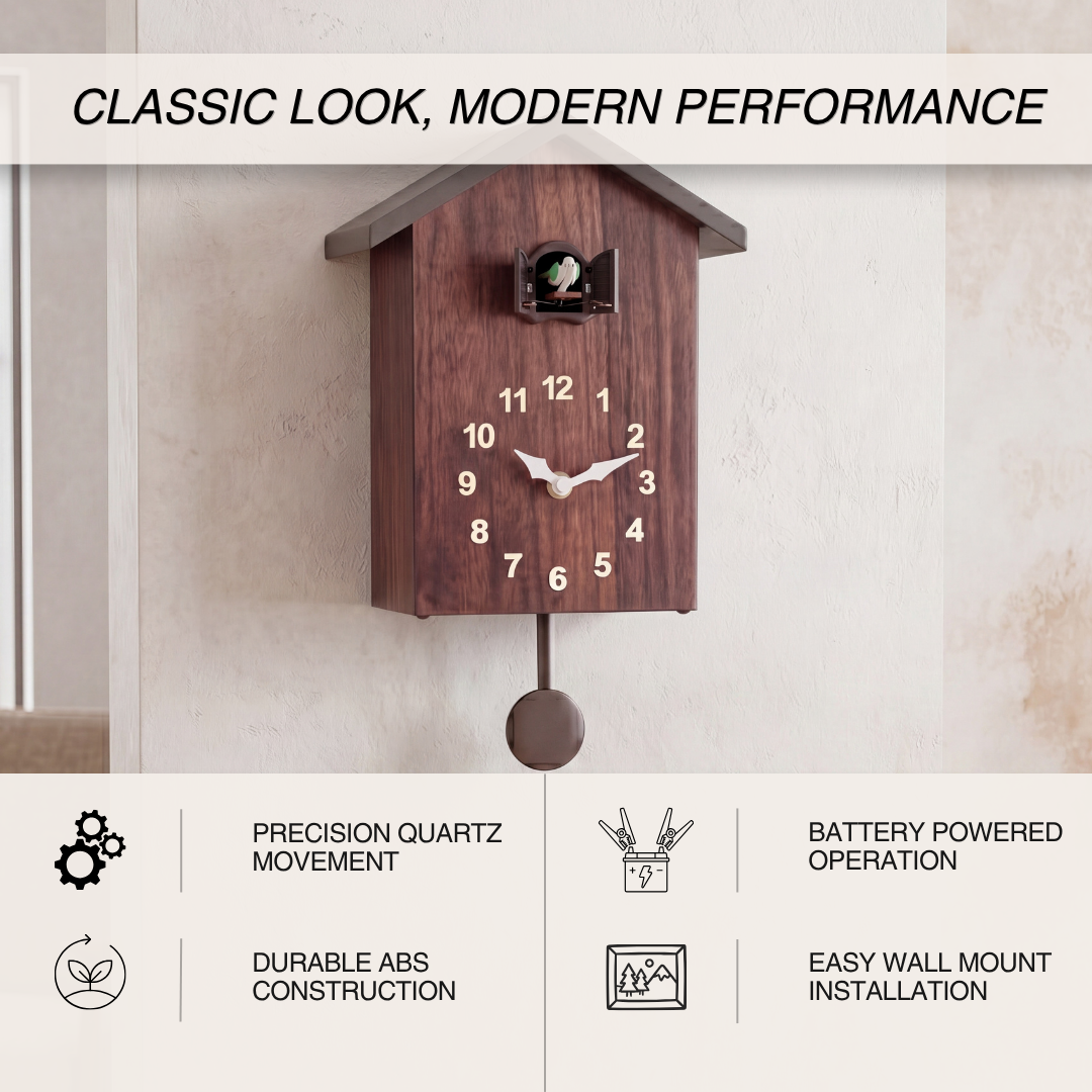 Modern Decorative Cuckoo Wall Clock
