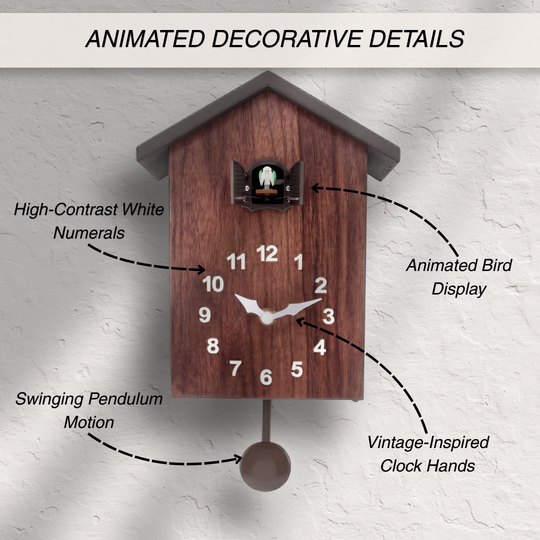 Modern Decorative Cuckoo Wall Clock
