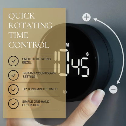Magnetic Digital Kitchen Timer