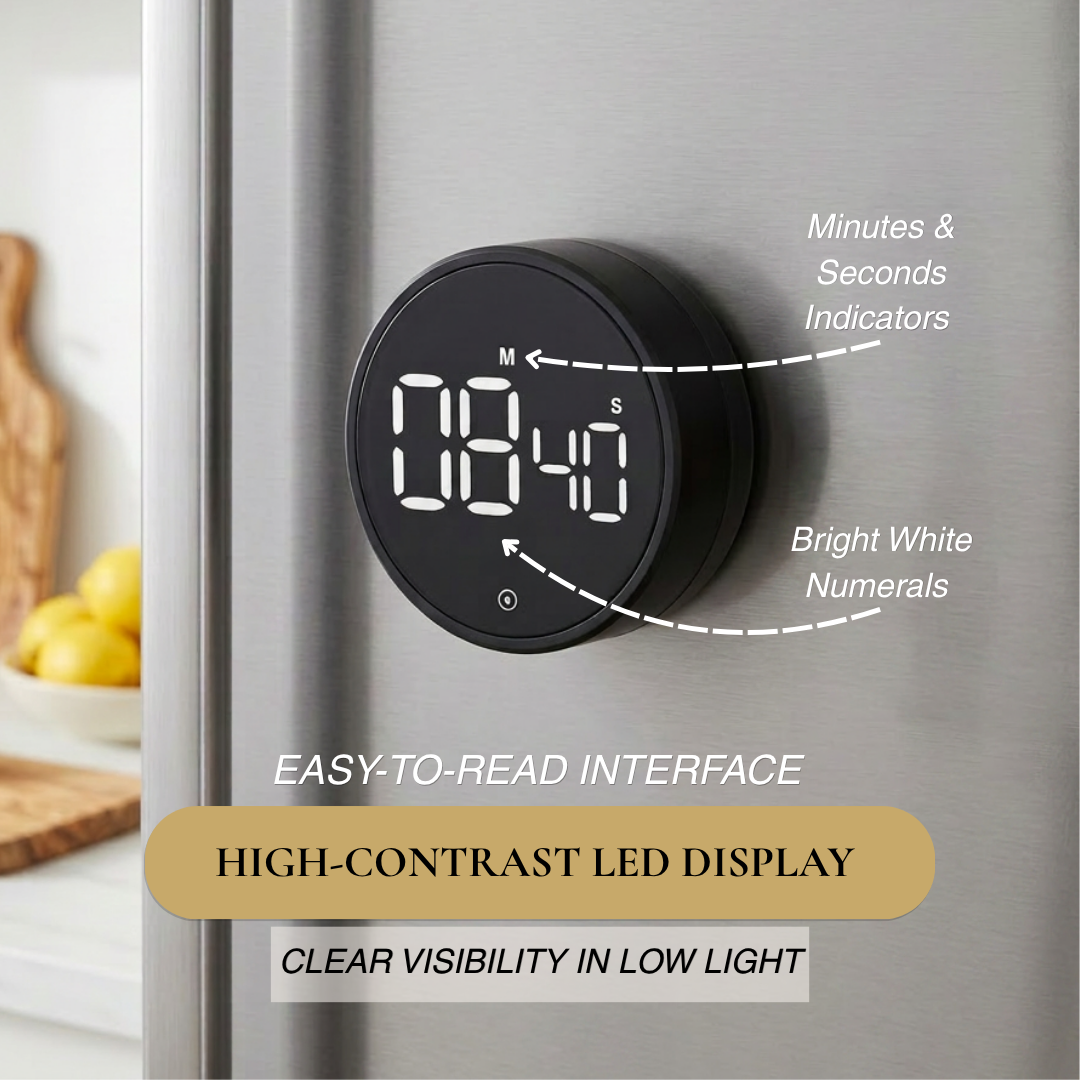 Magnetic Digital Kitchen Timer