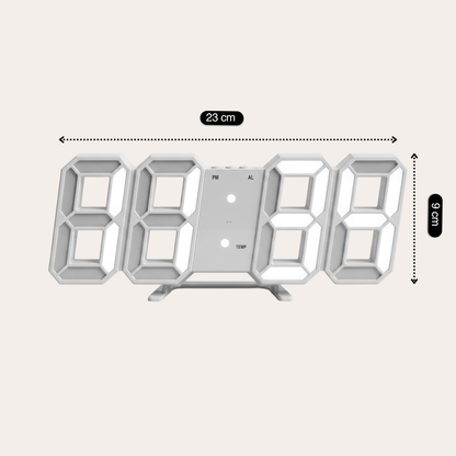 Modern 3D Digital LED Wall & Desk Clock