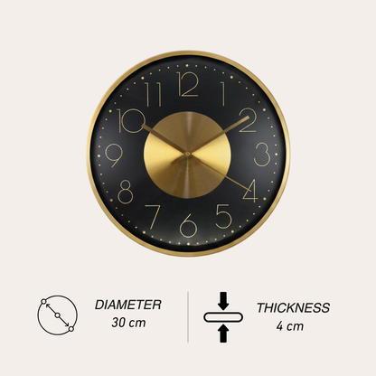 Modern Metal Wall Clock